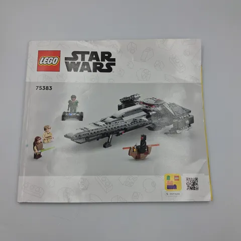 LEGO Star Wars 75383 Darth Maul Sith's Infiltrator Instruction Manual Book ONLY