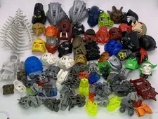 LEGO Bionicle Masks / Head / Accessories/ Mini Figure LOT OF 70