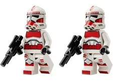 2x LEGO Star Wars Clone Shock Trooper Minifigure 75354 Coruscant Gunship sw1305