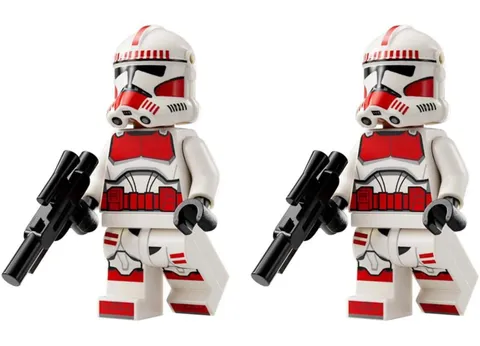 2x LEGO Star Wars Clone Shock Trooper Minifigure 75354 Coruscant Gunship sw1305