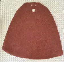 LEGO Cloth Cape with 3 Holes, Large Buildable Figures 21994 Reddish Brown