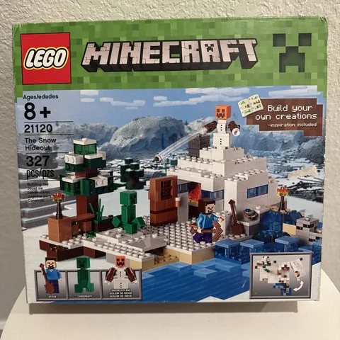 LEGO #21120 MINECRAFT - The Snow Hideout 100% w/ box