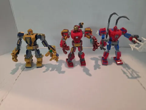LEGO Marvel Avengers Thanos Mech (76141) Iron Man (76140) Spider-man (76146) LOT