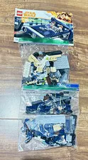 LEGO Star Wars 75209 Han Solo’s Landspeeder 345pc sorted by bag 100% complete