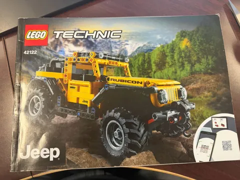 lego 42122 technic jeep wrangler rubicon Manual and Box