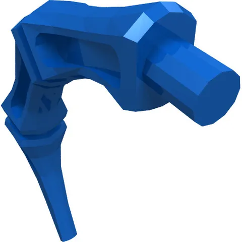 3x LEGO® Part 15064 - Appendage Bony Small with Bar End (Leg