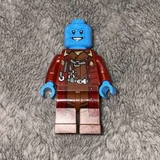Lego Yondu Minifigure Guardians Of The Galaxy Super Hero Blue MISSING HAIR
