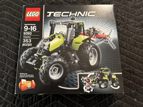 LEGO Technic 9393 Tractor 2 in 1 Complete Set 353 Pieces