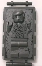 LEGO Star Wars Han Solo Minifigure w/ Carbonite Block sw097 2018