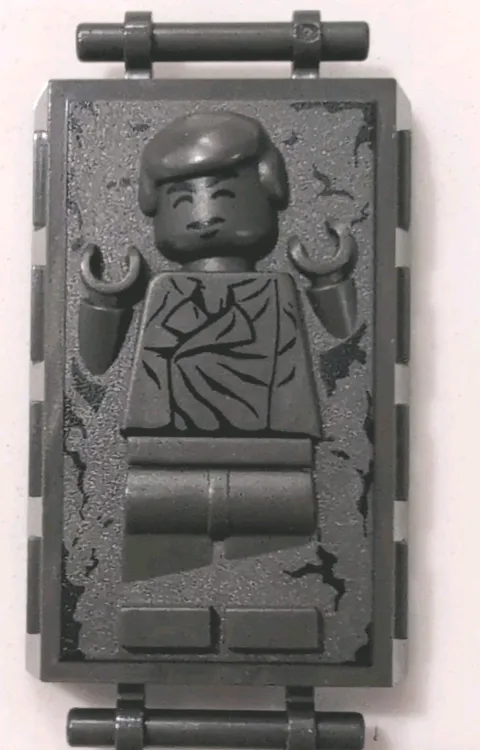 LEGO Star Wars Han Solo Minifigure w/ Carbonite Block sw097 2018