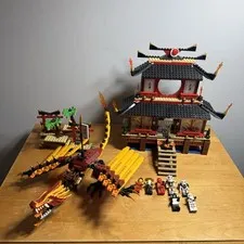 LEGO NINJAGO: Fire Temple (2507) 99% complete W/ ALL minifigures