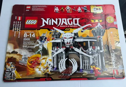 Lego Instructions Garmadon's Dark Fortress Set 2505 BOX ONLY