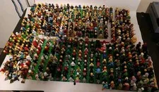 Lego Bulk Lot Over 600 Minifigures Star Wars Ninjago Marvel DC Dimensions Pounds