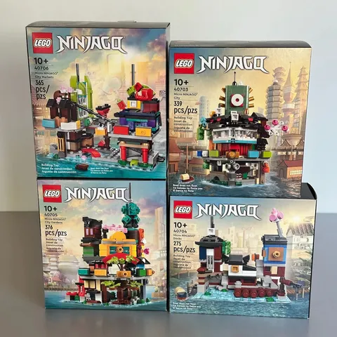 LEGO Micro Ninjago Set of Four 40703 40704 40705 40706