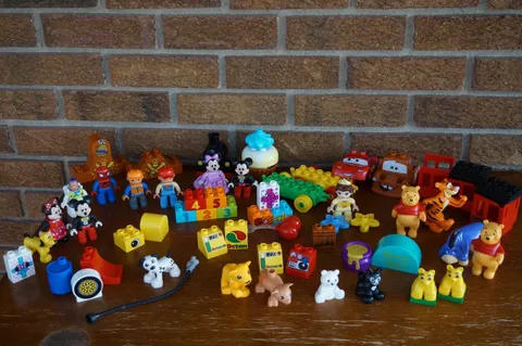 U Pick BLOCK Figure LEGO Duplo Animal Jake Mickey Car Winnie the Pooh Disney