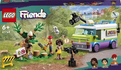 LEGO Friends Newsroom Van 41749 Building Set 446 Pcs New Sealed Role Play Toy