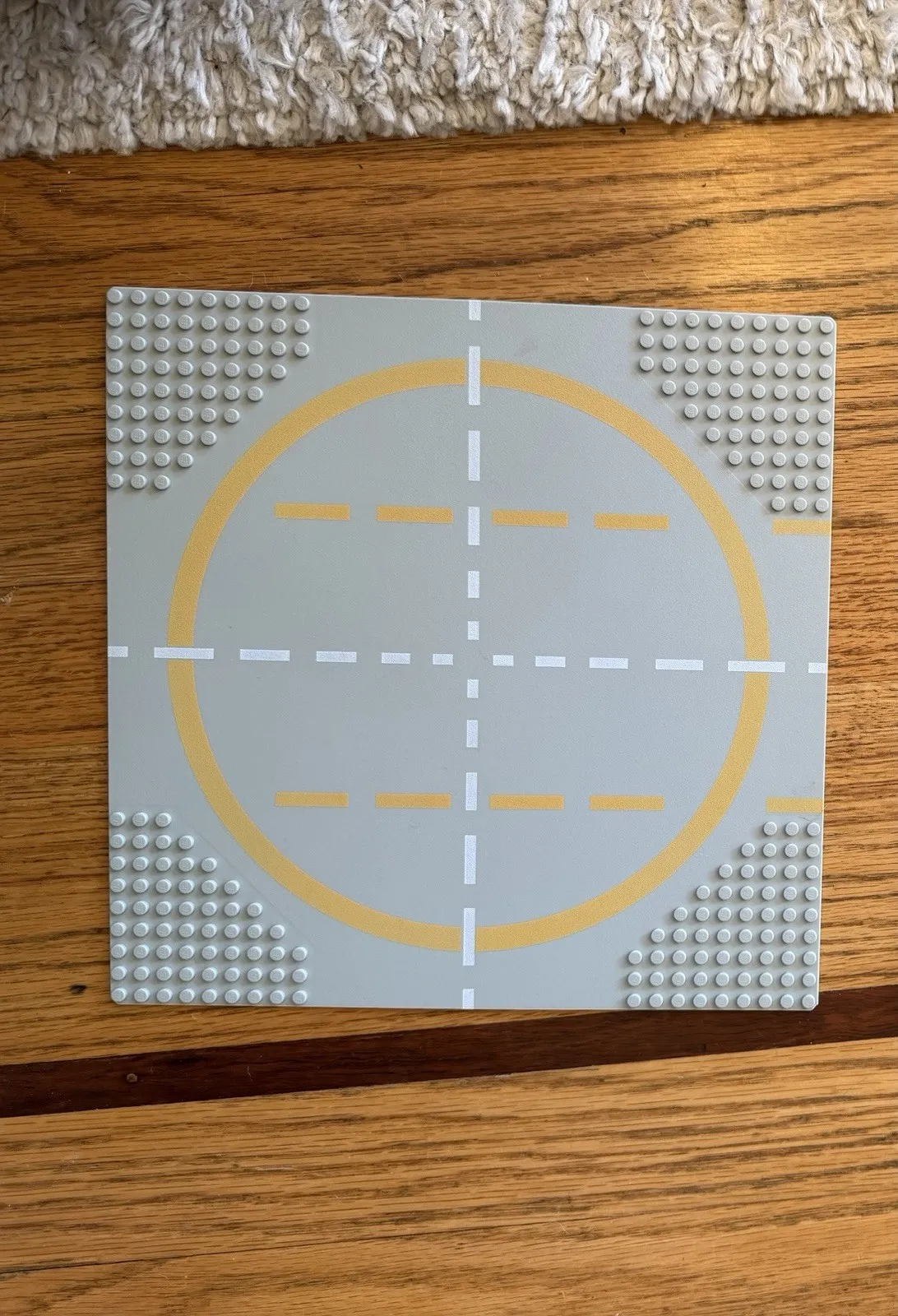 VINTAGE LEGO BASE PLATES SPACE LANDING PAD & ROAD LOT 2 (1978)