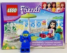 LEGO 3931 Friends Emma's Splash Pool New Sealed Retired Summer Beach Girls NISB