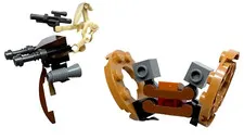 NEW Lego Star Wars B-1 Battle Droid Minifigure, STAP Speeder & Hailfire-class