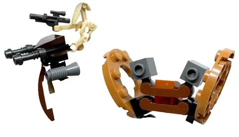 NEW Lego Star Wars B-1 Battle Droid Minifigure, STAP Speeder & Hailfire-class