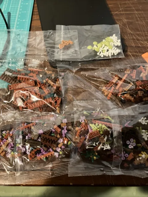 4 Bags Of Mini Mini Legos , Very Small