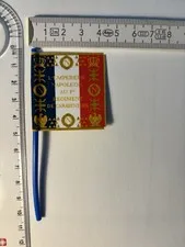 1x 54mm French Napoleonic 1st Carabiniers 1812 Flag on Genuine LEGO Flagpole
