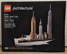 Lego Architecture 21028 New York City - Instruction Manual Booklet Only