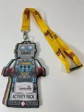 Lego Legoland Discovery Center Activity Pack Yellow Lanyard Kids 2015