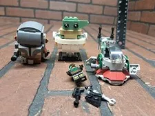 LEGO Star Wars Boba Fett's Starship Microfighter 75344 With Child Mandalorian 