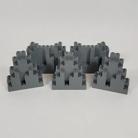 LEGO Castle DARK BLUISH GREY Rock Wall BURP LURP Panel 6082 6083 Part Lot