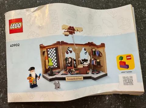 40902 LEGO INSTRUCTION BOOK ONLY Tribute to Leonardo da Vinci