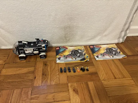 Lego 70815 Lego Movie Super Secret Police Dropship INCOMPLETE AS IS READ DESC
