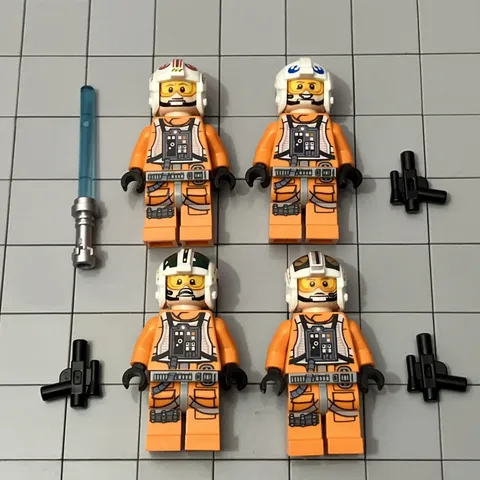 LEGO Star Wars Minifig sw1139 Luke Skywalker Pilot Xwing Snow Speeder Lot F4 22