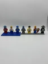 Lot Of 7 Vintage Lego Mini Figures Early 2000 Characters