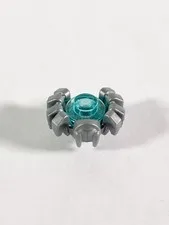 LEGO Animal Spider Head And Legs Flat Silver Stone Blue