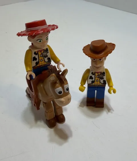 Lego Toy Story Minifigures Lot - Woody Jessie & Bullseye Replacement Pieces