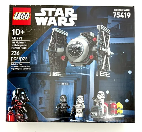 LEGO STAR WARS 40771 TIE Fighter w/Imperial Hangar Rack New Sealed Rare Exclusiv