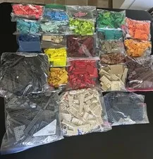 Assorted Mini  LEGO Pieces Sorted By Color  , 7 Lbs 2 Oz