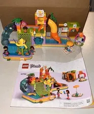 Lego Friends 41720 Water Park With Manual 99% Complete Pre-owned No box