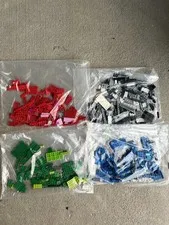 Lego Flat Bulk Lot Sorted Cleaned 1 Pound Red Blue Black White Gray  Green Mixed