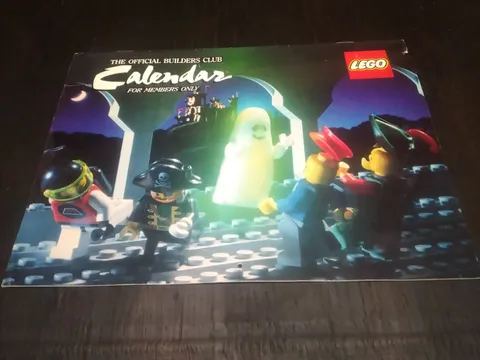 ⭐Lego Builders Club Calendar 1990⭐