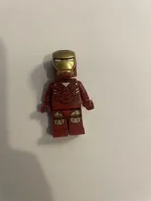 LEGO  Marvel Iron Man Minifigure Tony Stark Red Suit With Helmet Authentic Lego