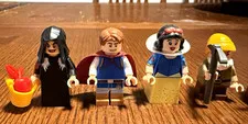 LEGO Snow White Seven Dwarfs Minifigure Lot Prince Evil Queen w/ Accessories