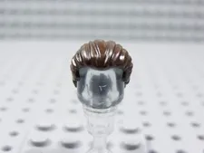 LEGO Dark Brown Hair w/ Swept Ponytail Horse Tail Minifig BQ