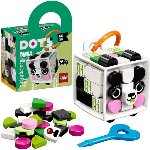 LEGO DOTS Bag Tag Panda Accessories Set 41930