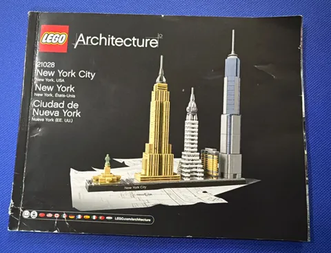 Lego 21028 Architecture Skylines New York City - Instructions Manual Book Only