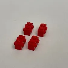 Lego 52107 Red Replacement Add-on Pieces Parts Lot of 4
