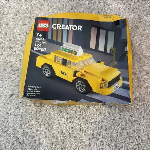 LEGO CREATOR: Yellow Taxi (40468) New. Sealed. Retired Set NYC LEGO store