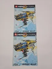 Instruction Manual Lego 7160 Hero Factory Drop Ship Booklet 1&2 Only Replacement