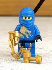 LEGO Ninjago Jay DX Blue Dragon Suit Ninja Minifigure njo0016 2521 2519